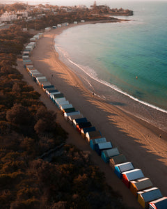 Bathing Boxes of Brighton Beach Prints